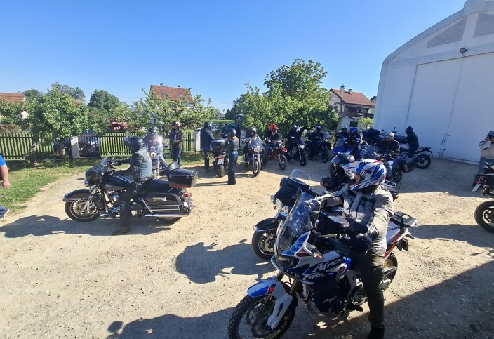 Motoristi kod Dovrca Veliki Tabor u Zagorju