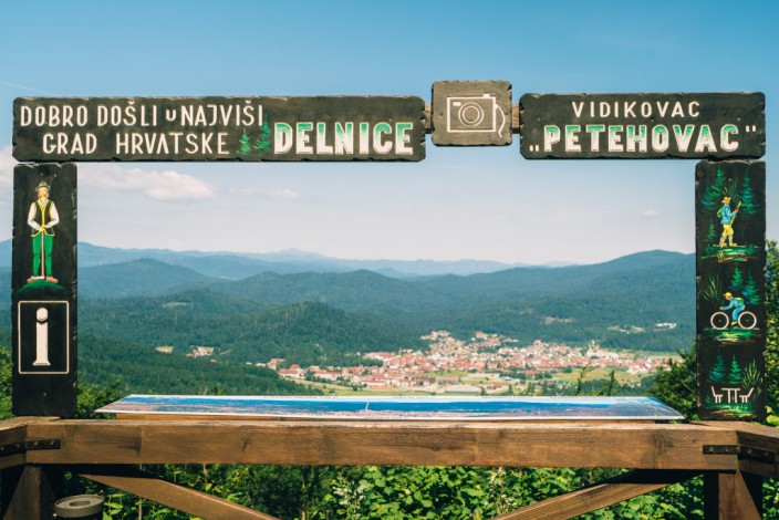 Pogled sa centra Petehovec