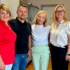 Bivši predsjednik LC Zagorje Mladen Cesarec i trenutna predsjednica Valentina Kuntić Arich te ravnateljica bolnice Bračak, dr. med. Andreja Filija, i dipl. oec. Dubravka Bakliža